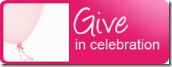 Give in Celebration Give in Celebration
