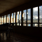 Speisesaal mit Aussicht auf die Stadt