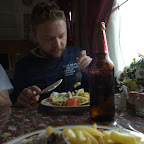 Pommes im Boardrestaurant