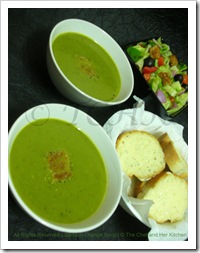 Prathy's spinach-orange soup