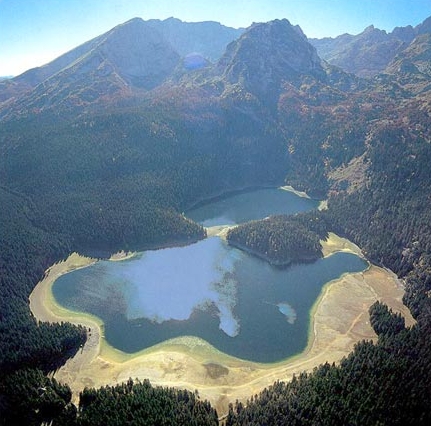 Crno Jezero, a glacial lake near Zabljak town, Montenegro