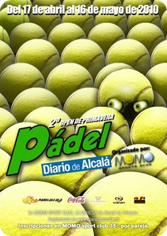Torneo Pádel Diario de Alcala Abril 2010 Momo Sports Club