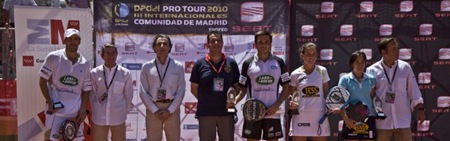 Campeones del PPT Comunidad de Madrid Trofeo Seat 2010: Llaguno-Montes & Belasteguín-Díaz.