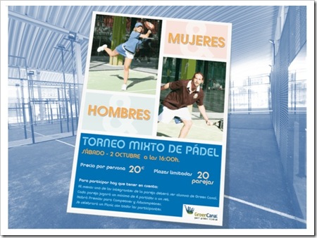 Torneo Mixto Padel en Green Canal Madrid