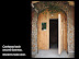 Kinark cordwood arch around doorway