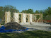One side of the building is completed in about 2 hours