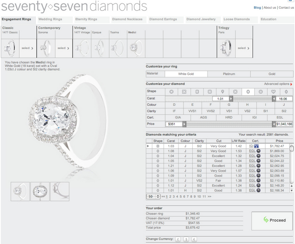 online diamond ring vintage diamond ring