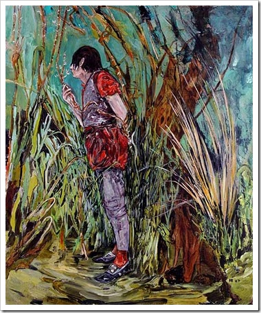 [2007 - Hernan Bas] Mephistopheles at 17 (in his weed garden)