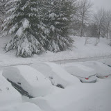 Looking outside our window - three cheers for early plowing!