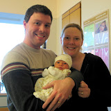 Getting ready to bring Lily home from the hospital. (February)