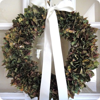 DIY Fabric Wreath