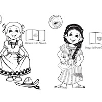 COLOREAR NIÑOS DEL MUNDO
