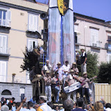 Giglio del Fabbro parte da piazza G. Bruno; anno 2002.