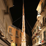 Giglio del Beccaio in sosta all'ingresso del corso T. Vitale