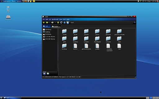 Blue Joy Gnome Desktop theme