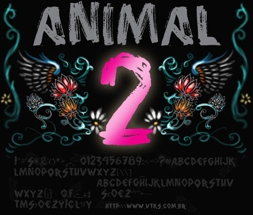 vtks Animal 2 : curvie Handwritten font vtks Animal 2 : curvie Handwritten font