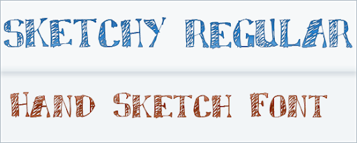 Sketchy : hand Drawn Font Sketchy : hand Drawn Font