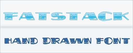 FATSTACK : hand Sketch Font FATSTACK : hand Sketch Font