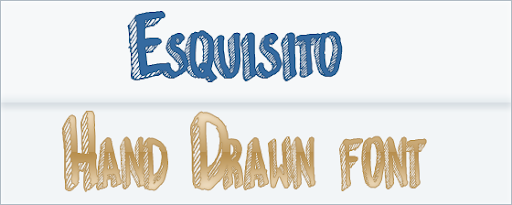 ESQUISTO : hand Drawn Font ESQUISTO : hand Drawn Font
