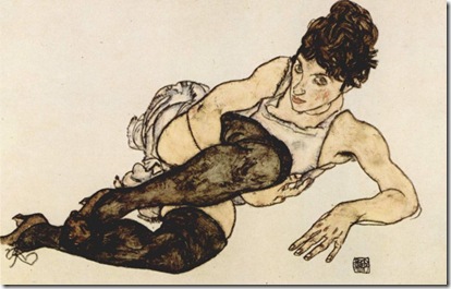 Egon_Schiele_Ragazza con le calze grigie Egon_Schiele_Ragazza con le calze grigie