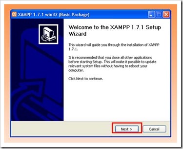 install xampp