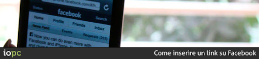 Come creare o inserire un link su Facebook