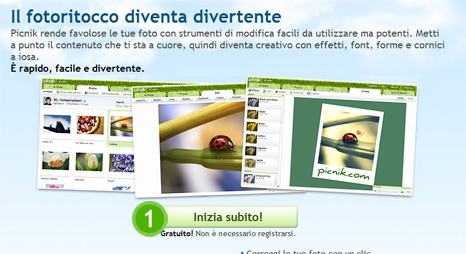Come modificare le immagini online con Picasa