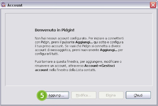 Creare account