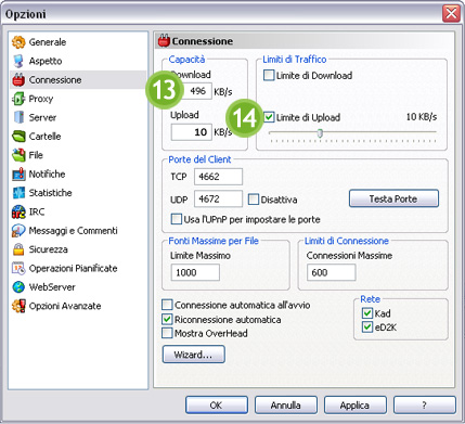 Configurare eMule