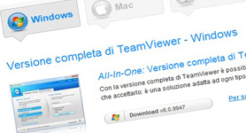 Supporto Remoto, condividere lo schermo con Teamviewer