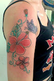 flower tattoo by benesari tattoo studio