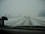 leaving Toronto - snowstorm.  This past week the high temp there has been -18 C
