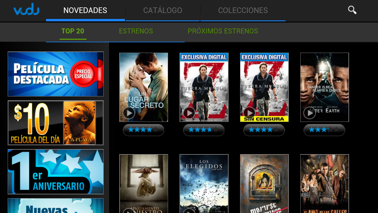 Android application Vudu- Buy, Rent & Watch Movies screenshort