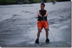 July camp Evan waterskiing 2