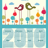 2010 calendar design 2 - no holidays