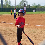 Vincent waits his turn to bat
