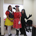 Snow White (Kanani) and Minnie Mouse (Sherrie Ann) and along came a spider (Roseanne).