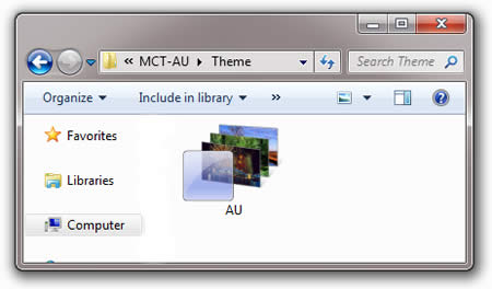 Windows 7 Hidden Themes AU