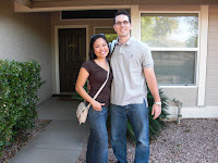 Happy couple before the trip!