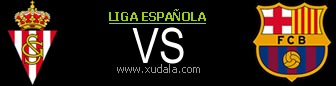 En vivo Sporting de Gijon vs FC Barcelona