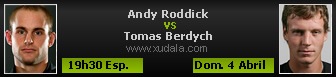 Andy Roddick vs Tomas Berdych
