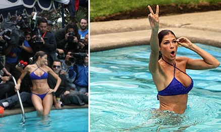 Video: Catherine Fulop en bikini - Vi&ntilde;a del Mar