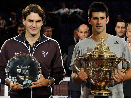 Federer vs Djokovic en la Final del ATP de Basilea | AP