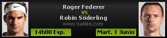 Federer vs Soderling en vivo