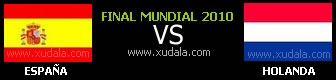 Espa&ntilde;a vs Holanda en vivo