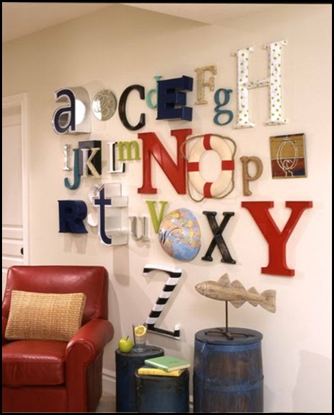 Good Life of Design: LETTER, LETTER ON THE WALL!!