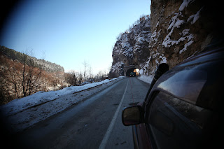 The road in to Kosovo