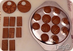 Perles imitation bois avant cuisson Perles imitation bois avant cuisson