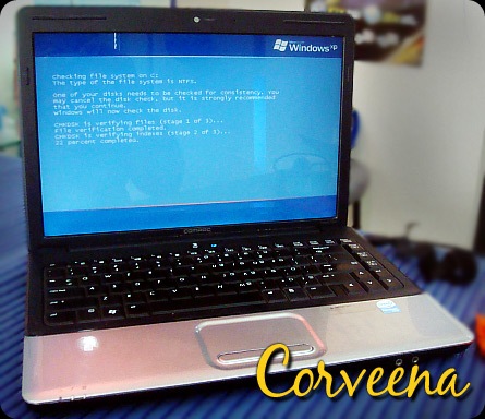 Corveena - my laptop - JustAnotherPixel.net