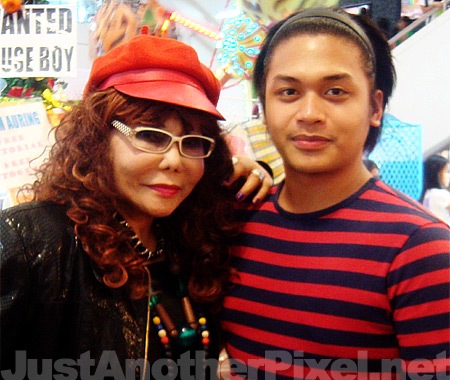My brother after the weigh gain - with Madam Auring LOL - JustAnotherPixel.net